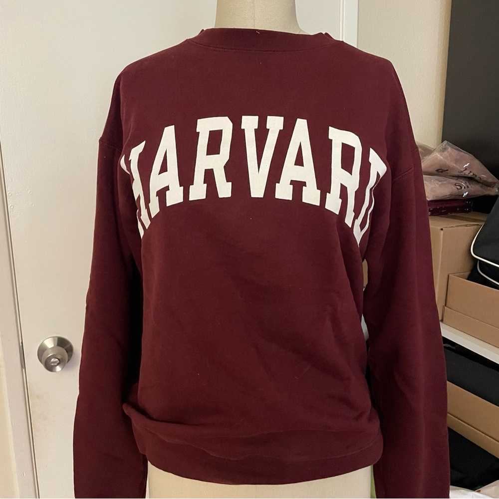 Champion burgundy Harvard crewneck sweatshirt Size M